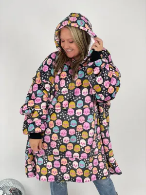 KMB Custom HALLOWEEN Blanket Hoodies!! ADULT   KID SIZE {Multiple Prints!}
