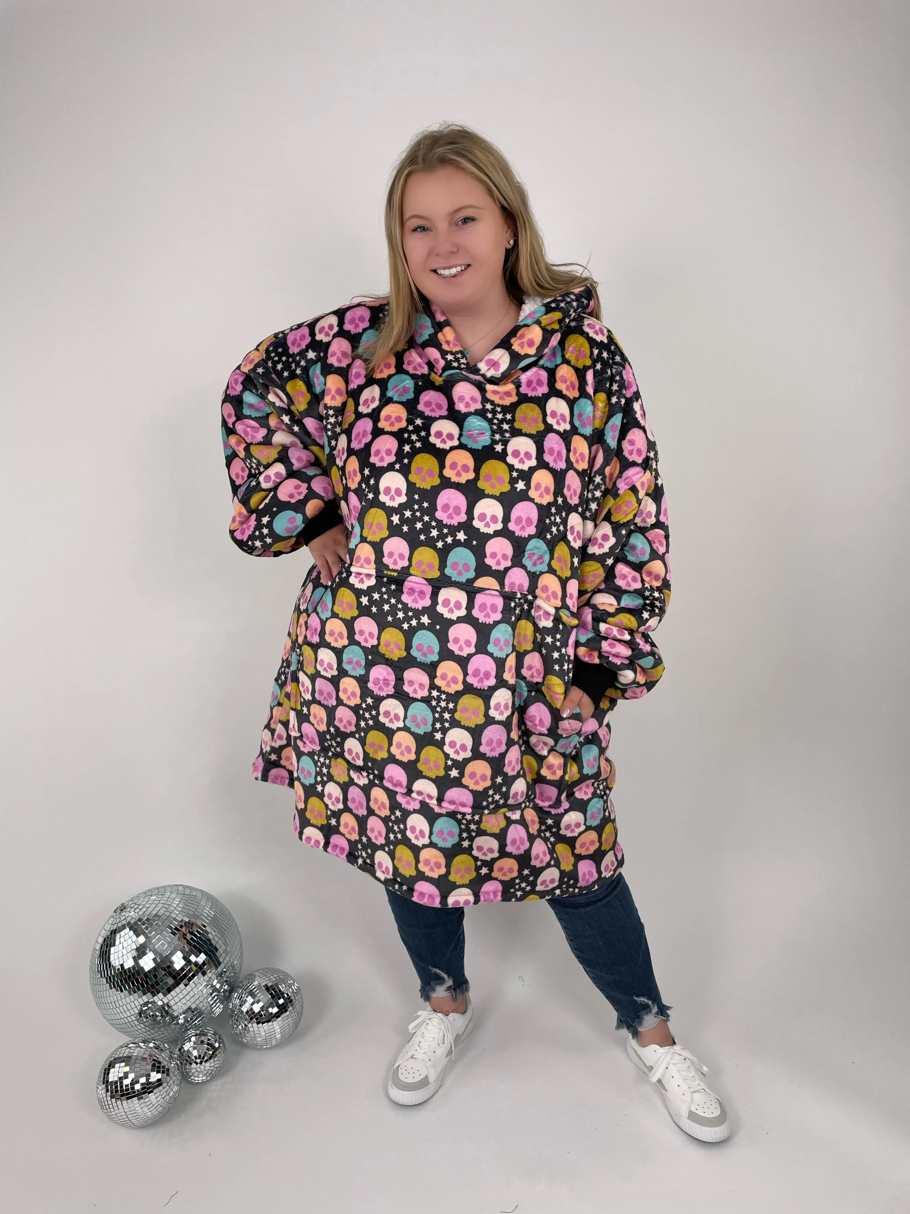 KMB Custom HALLOWEEN Blanket Hoodies!! ADULT   KID SIZE {Multiple Prints!}
