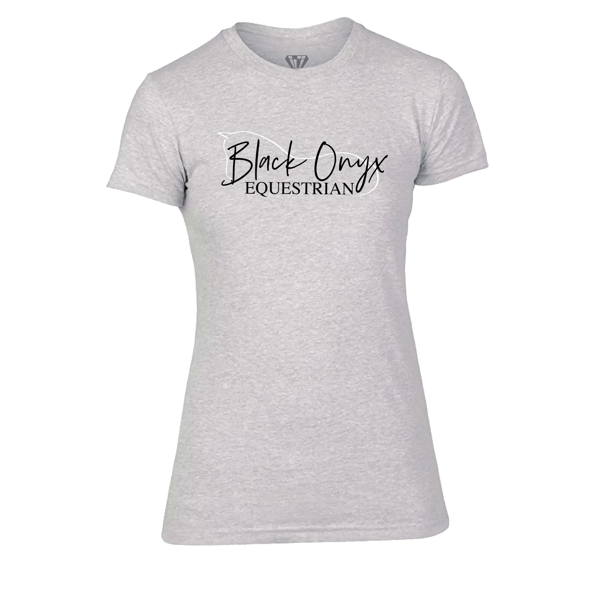 Ladies Super Soft Crew Neck T-Shirt - Grey