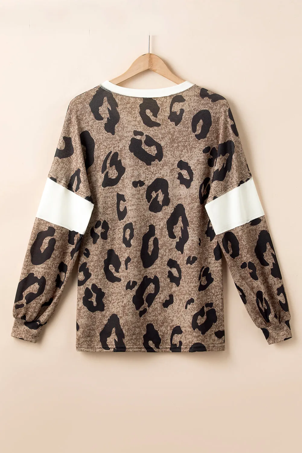 Leopard Women Blouse V-Neck Long Sleeve Casual Women Fashion Tops