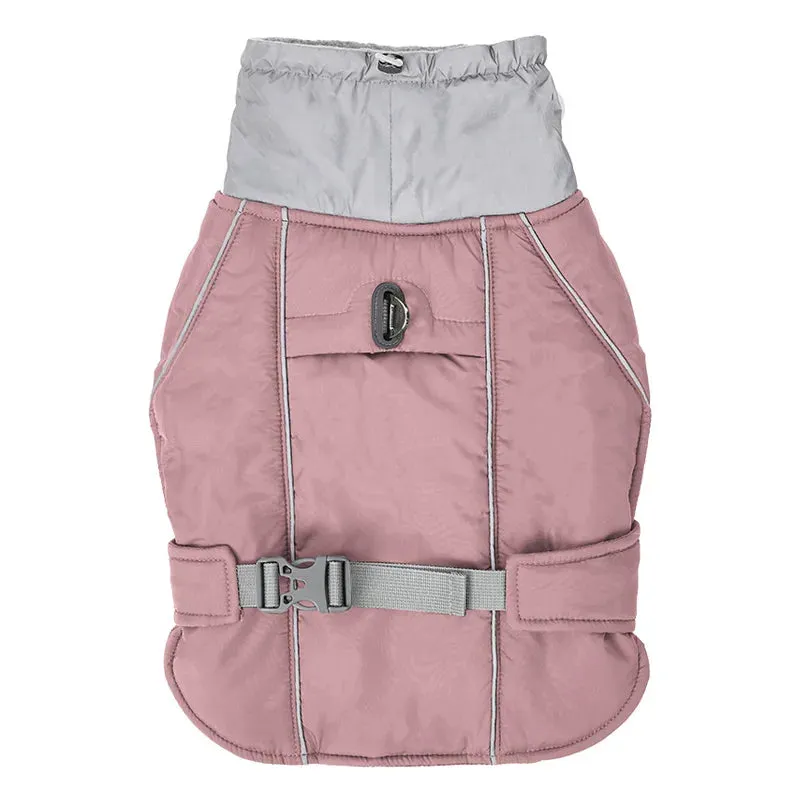LuxWarm™ Waterproof Dog Jacket - Soft Padded Reflective Winter Coat
