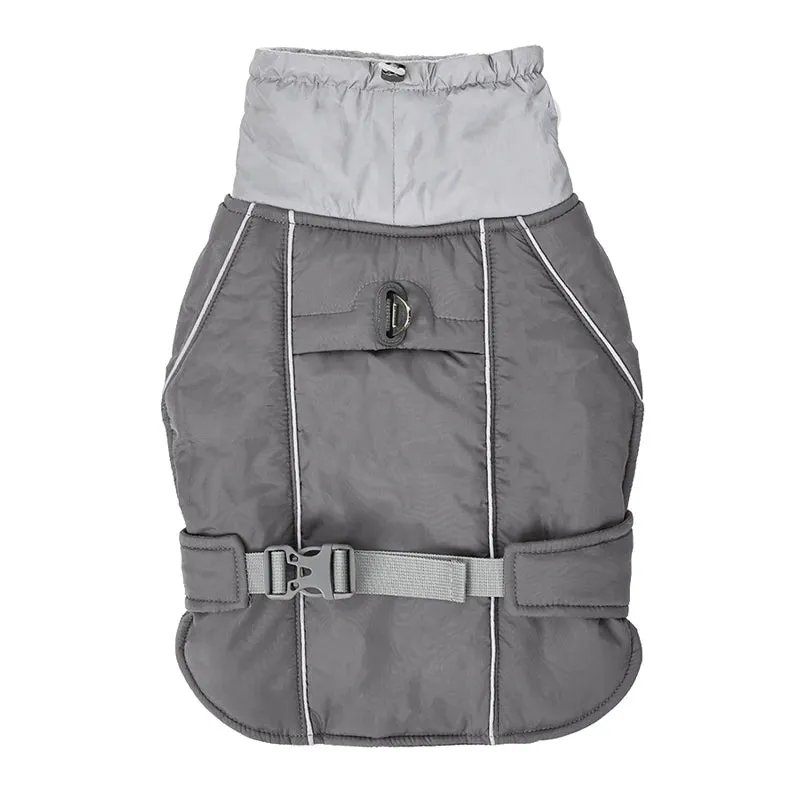 LuxWarm™ Waterproof Dog Jacket - Soft Padded Reflective Winter Coat