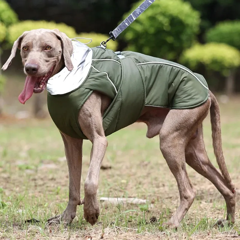 LuxWarm™ Waterproof Dog Jacket - Soft Padded Reflective Winter Coat