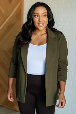 Magic 3/4 Blazer in Olive (Online Exclusive)