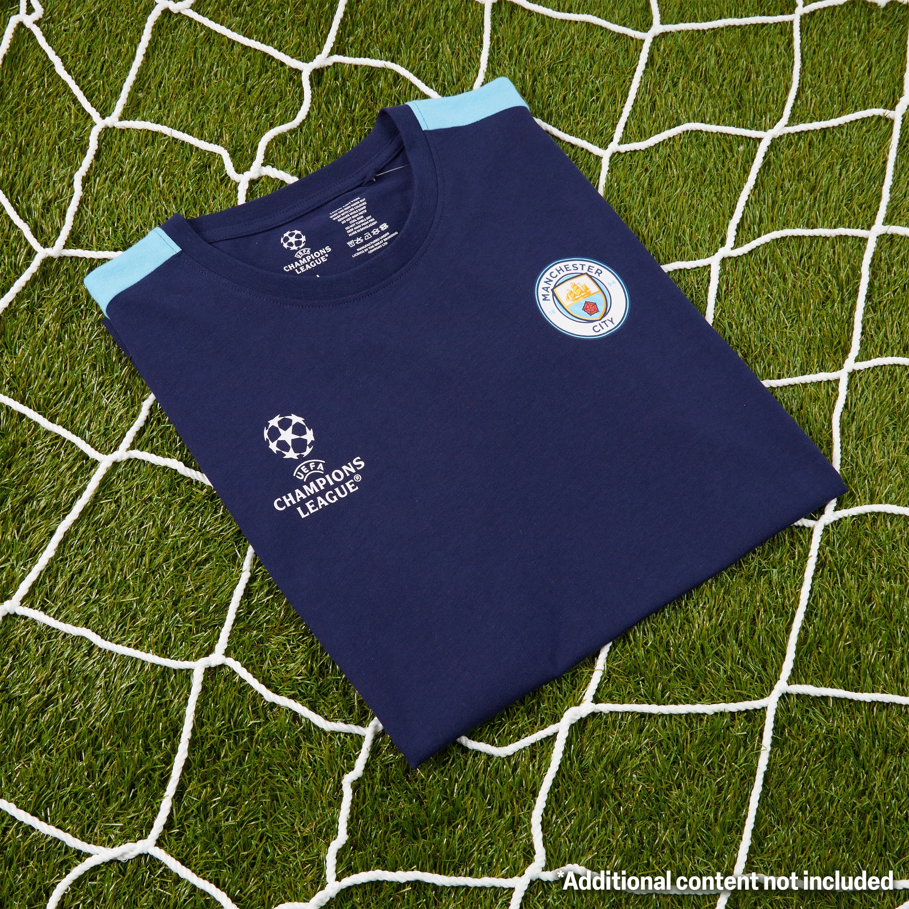 MANCHESTER CITY F.C. Men's T-Shirts, Short Sleeve Soft Crew Neck Football Shirt