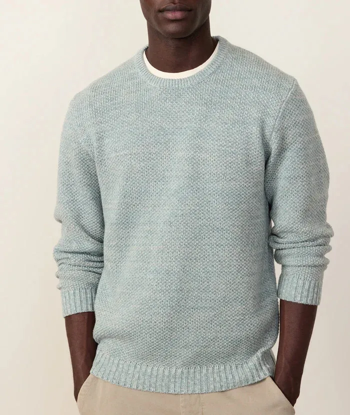 Marl Crew Sweater - Topaz