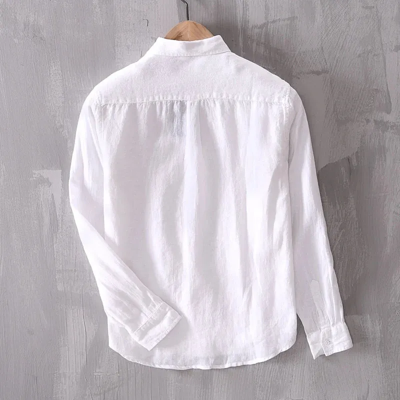 Men's Casual Linen Shirt | Breathable & Stylish