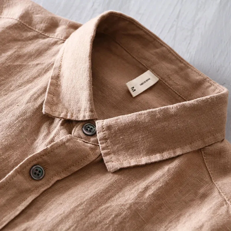 Men's Casual Linen Shirt | Breathable & Stylish