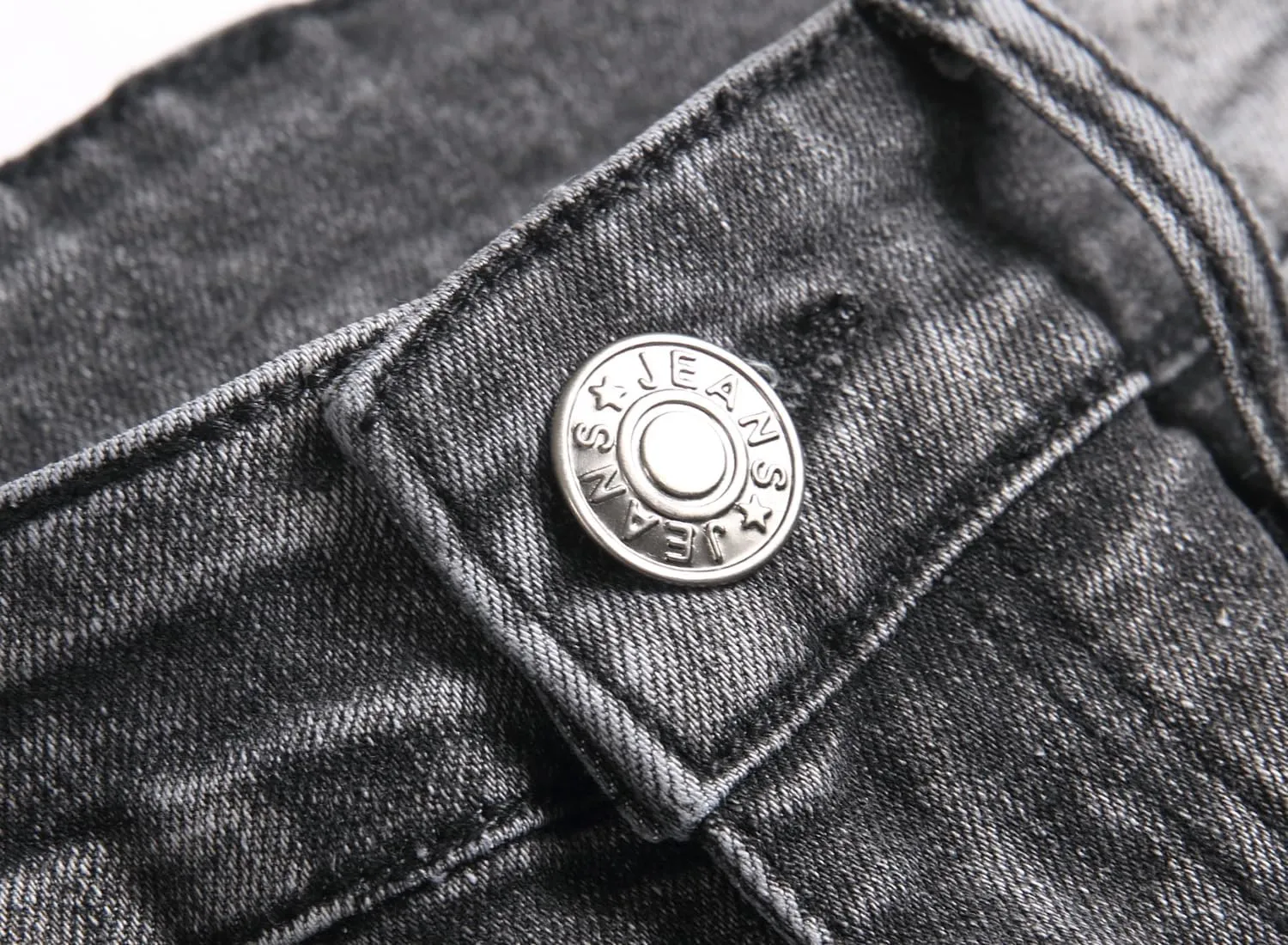 Men's Distressed Ripped Slim Fit Denim Jeans Pants