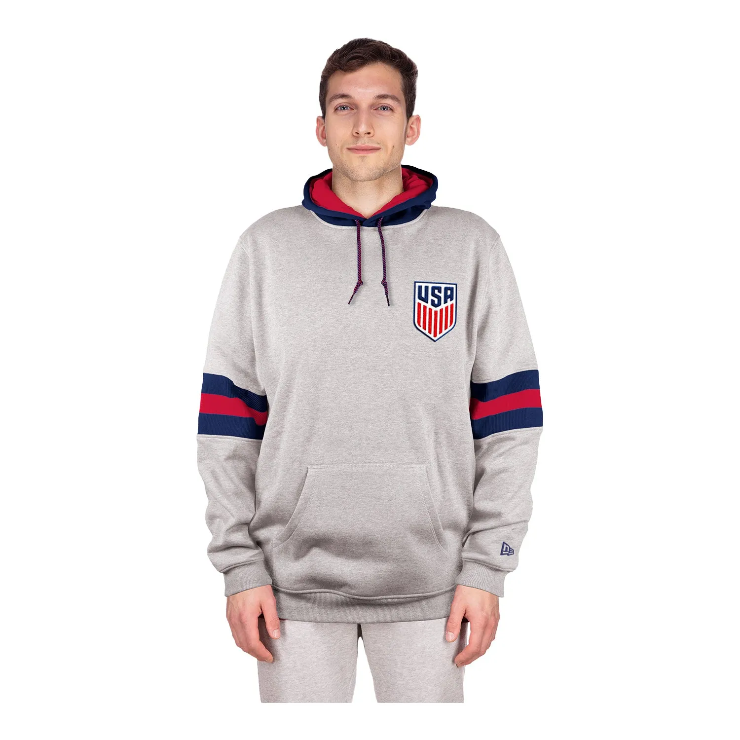 Men's New Era USMNT Grey Hoodie