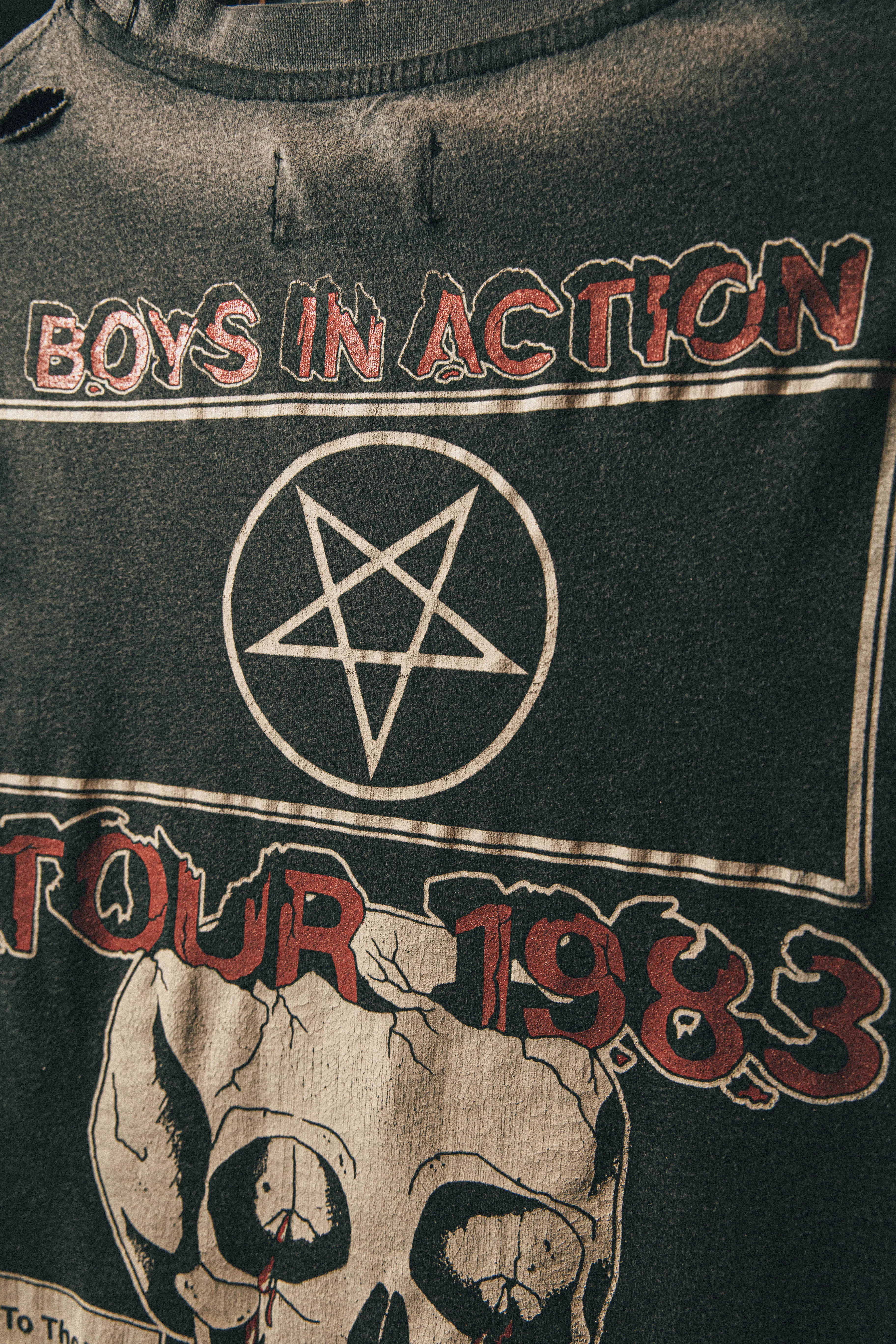 Mtley Cre Boys in Action Vintage T-Shirt