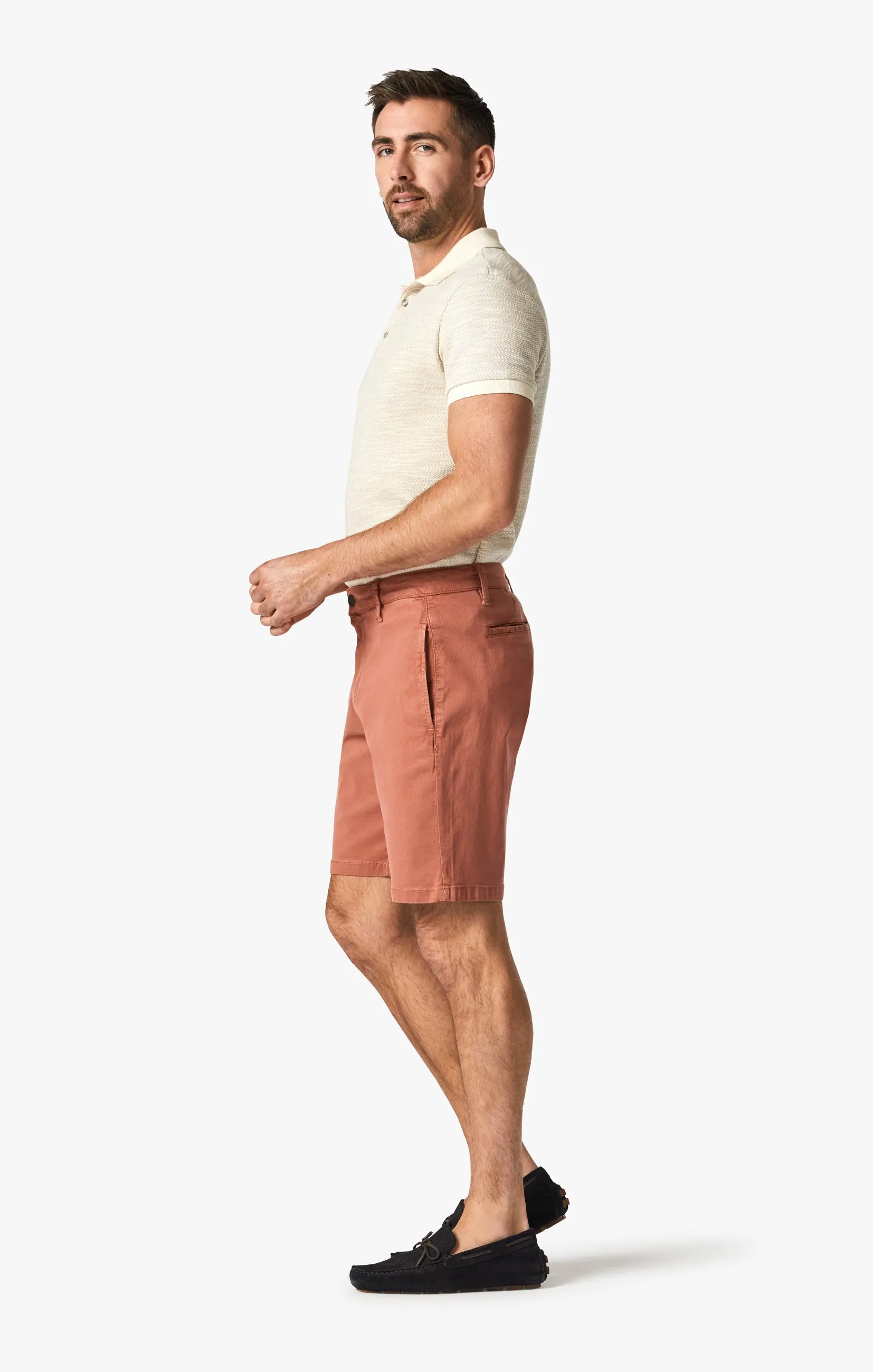 Nevada Shorts In Brick Soft Touch