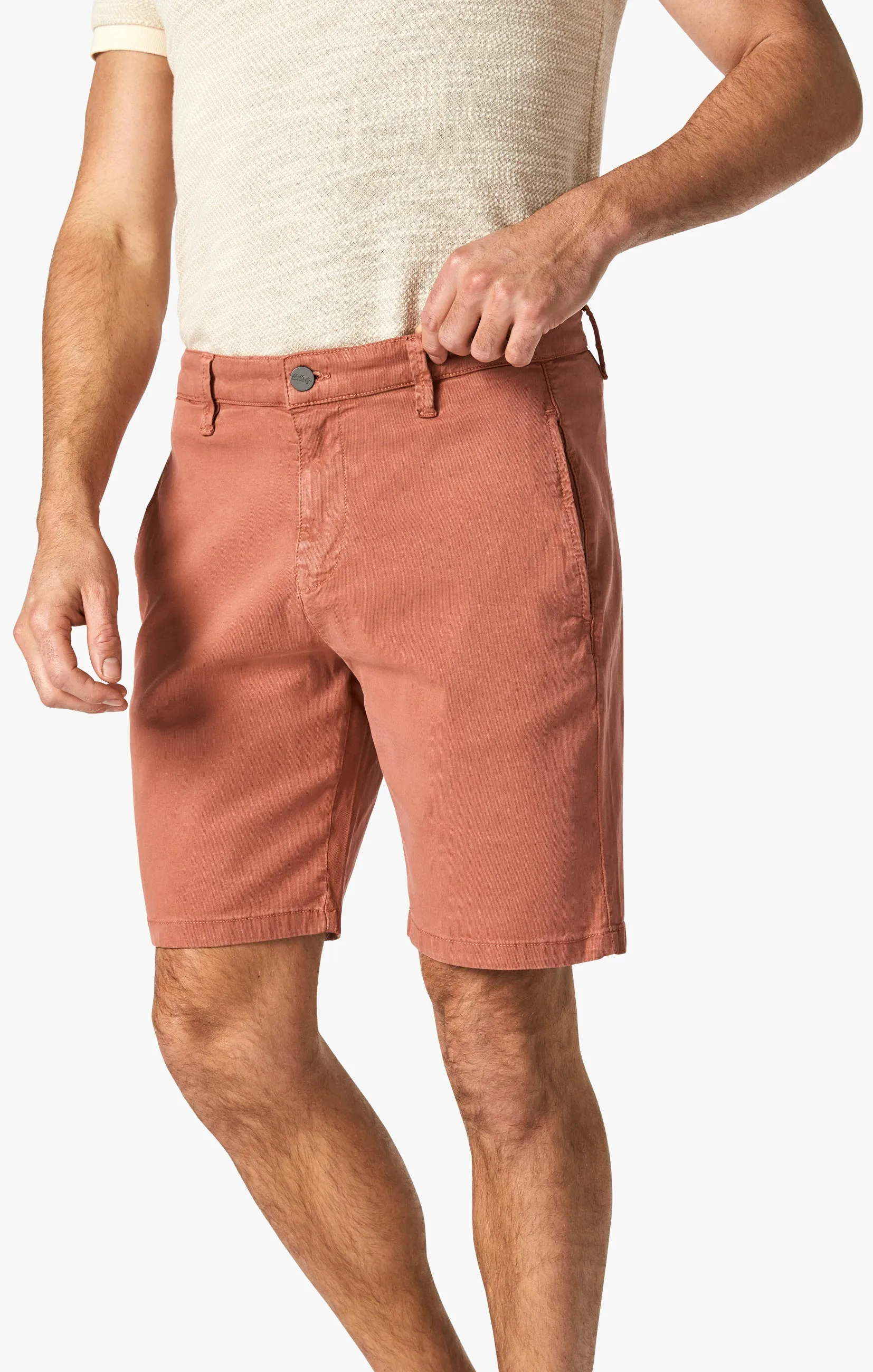 Nevada Shorts In Brick Soft Touch