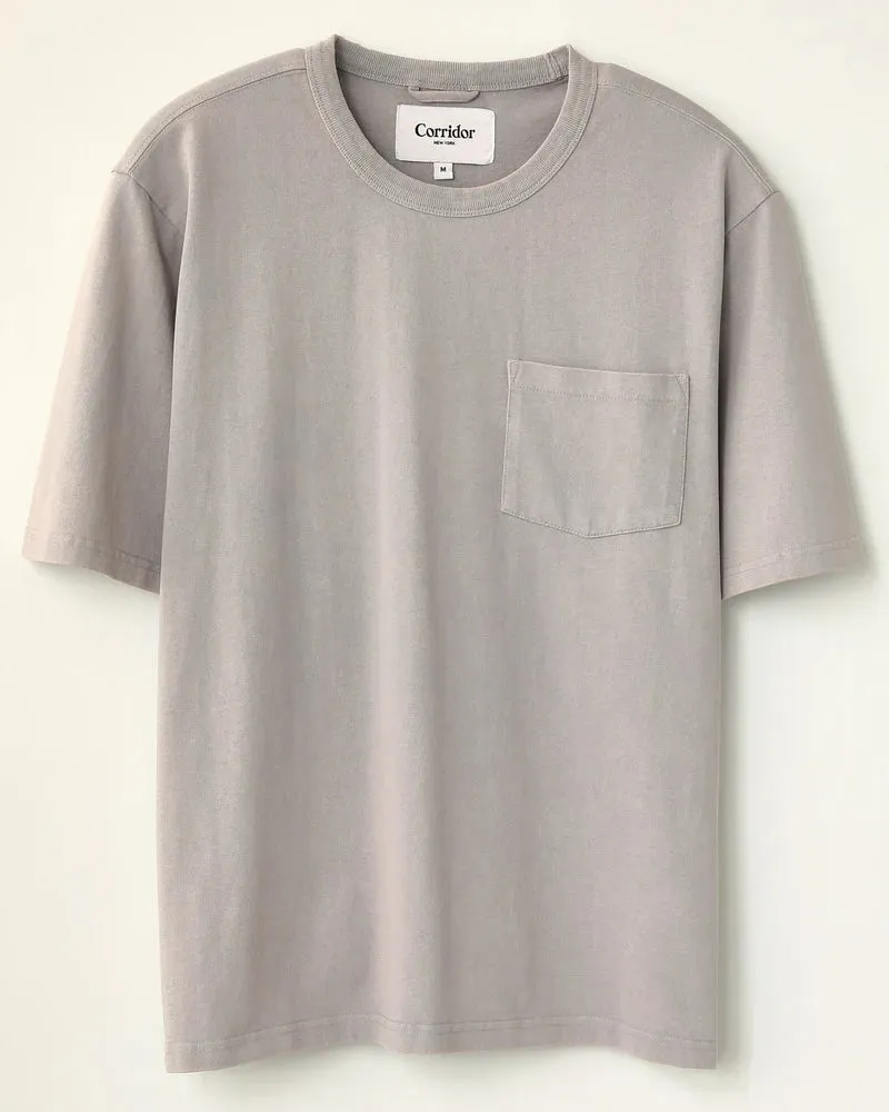 Oyster Grey Dye Tee