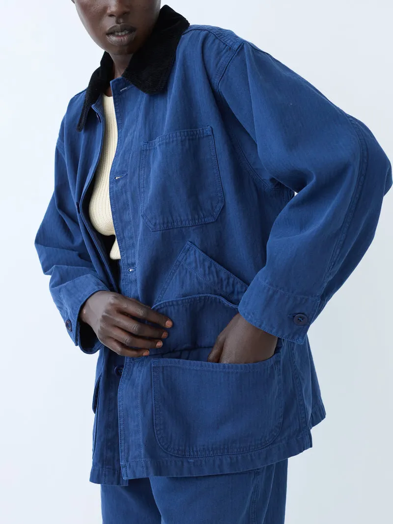 PAINTER COAT - FRENCH BLUE
