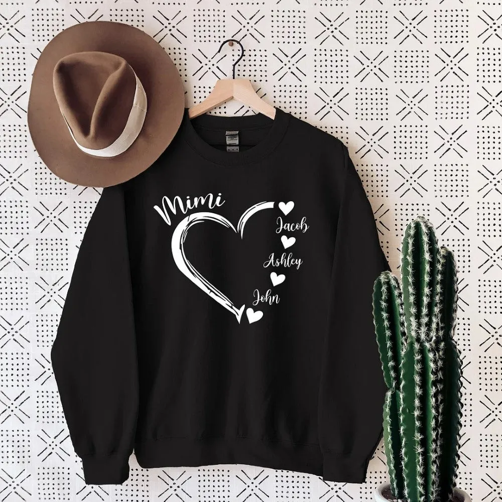 Personalized Mom Grandma T Shirt Sweatshirt And Hoodie