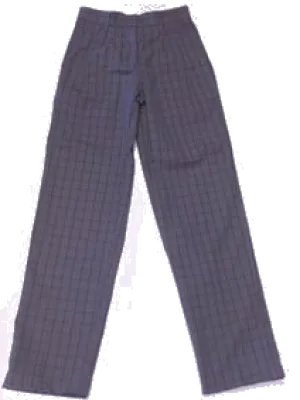 Plaid #99 Pants-Slim Fit Leg