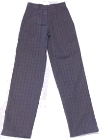 Plaid #99 Pants-Slim Fit Leg