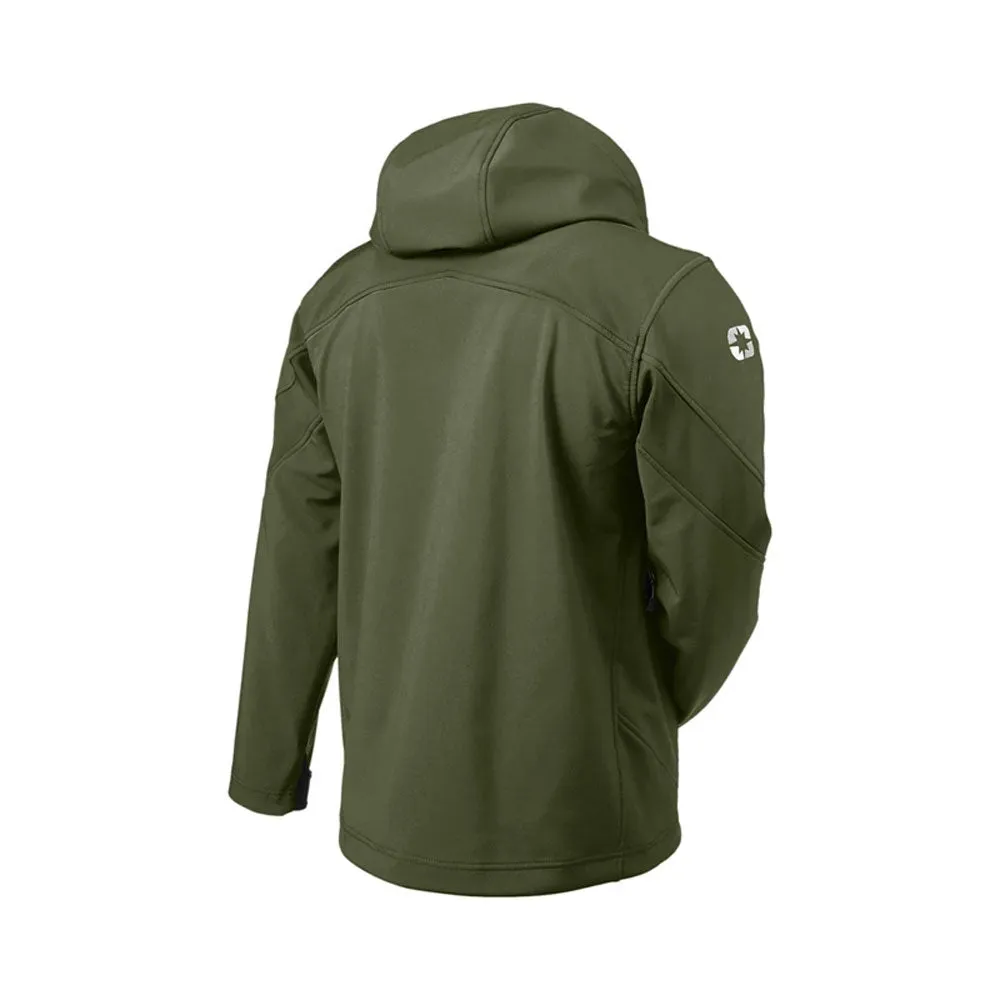 Polaris Men's Softshell Snowmobile Jacket Cypress Green
