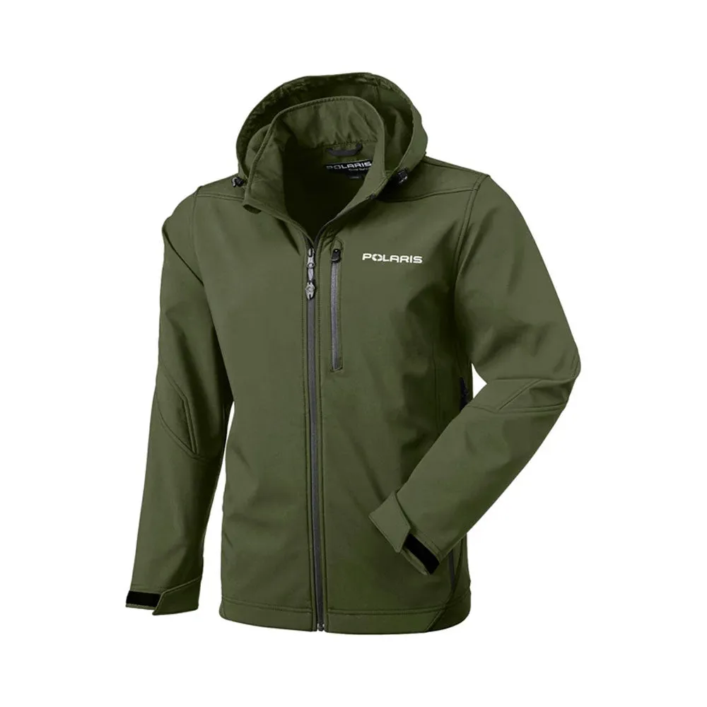 Polaris Men's Softshell Snowmobile Jacket Cypress Green