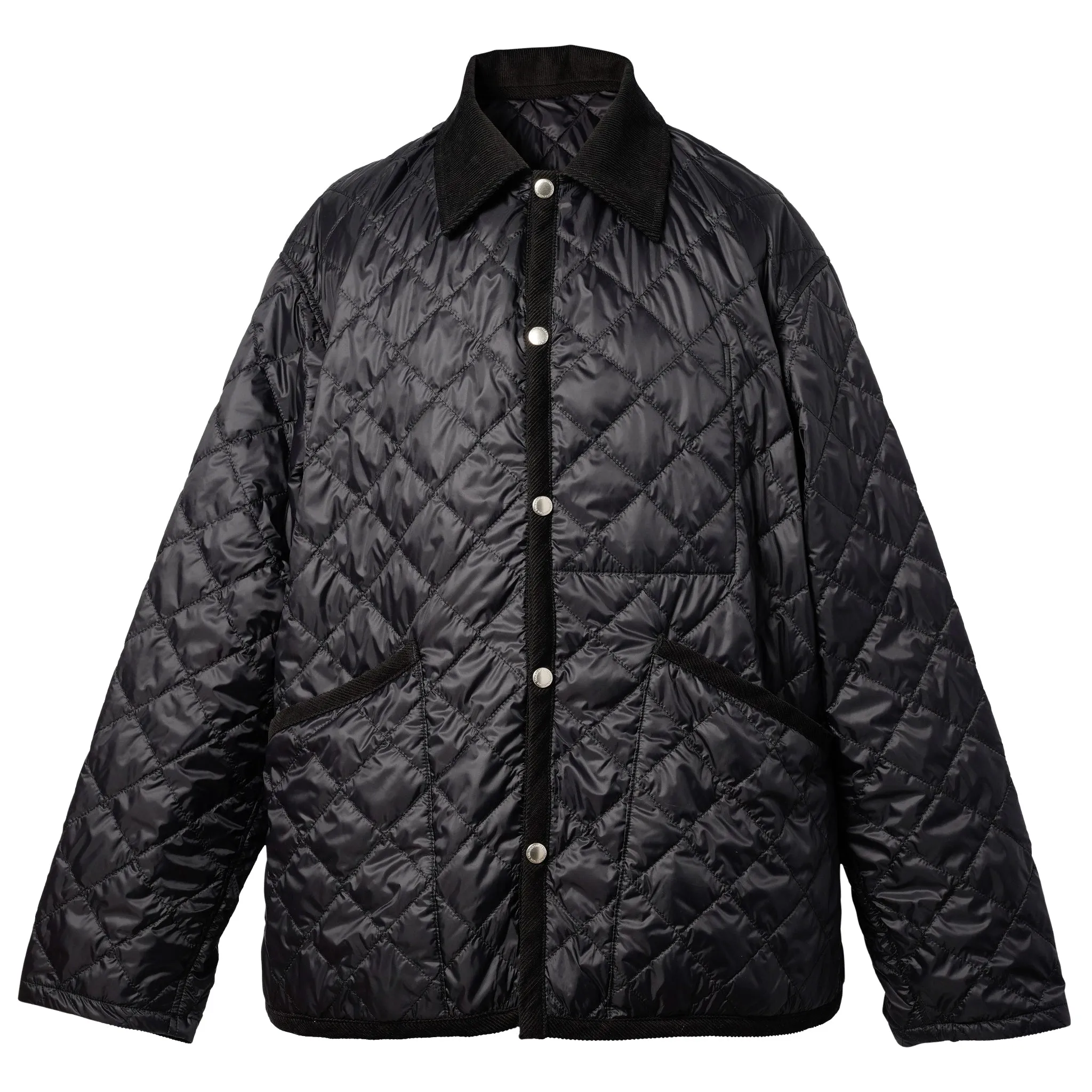 QUILTED JACKET. / 001:BLACK