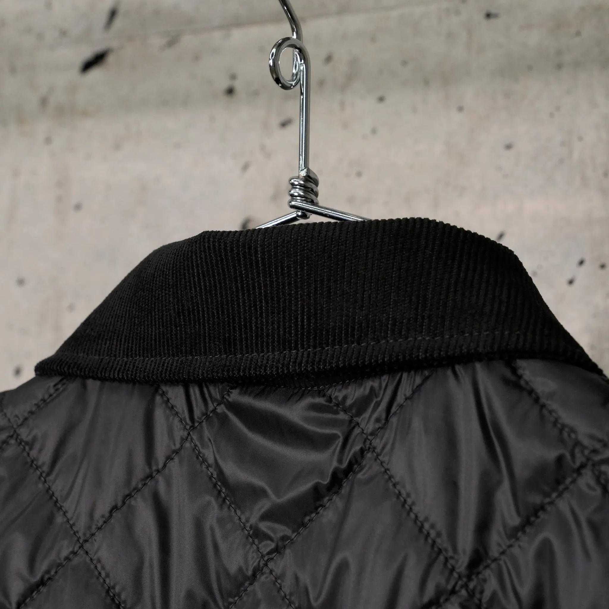 QUILTED JACKET. / 001:BLACK