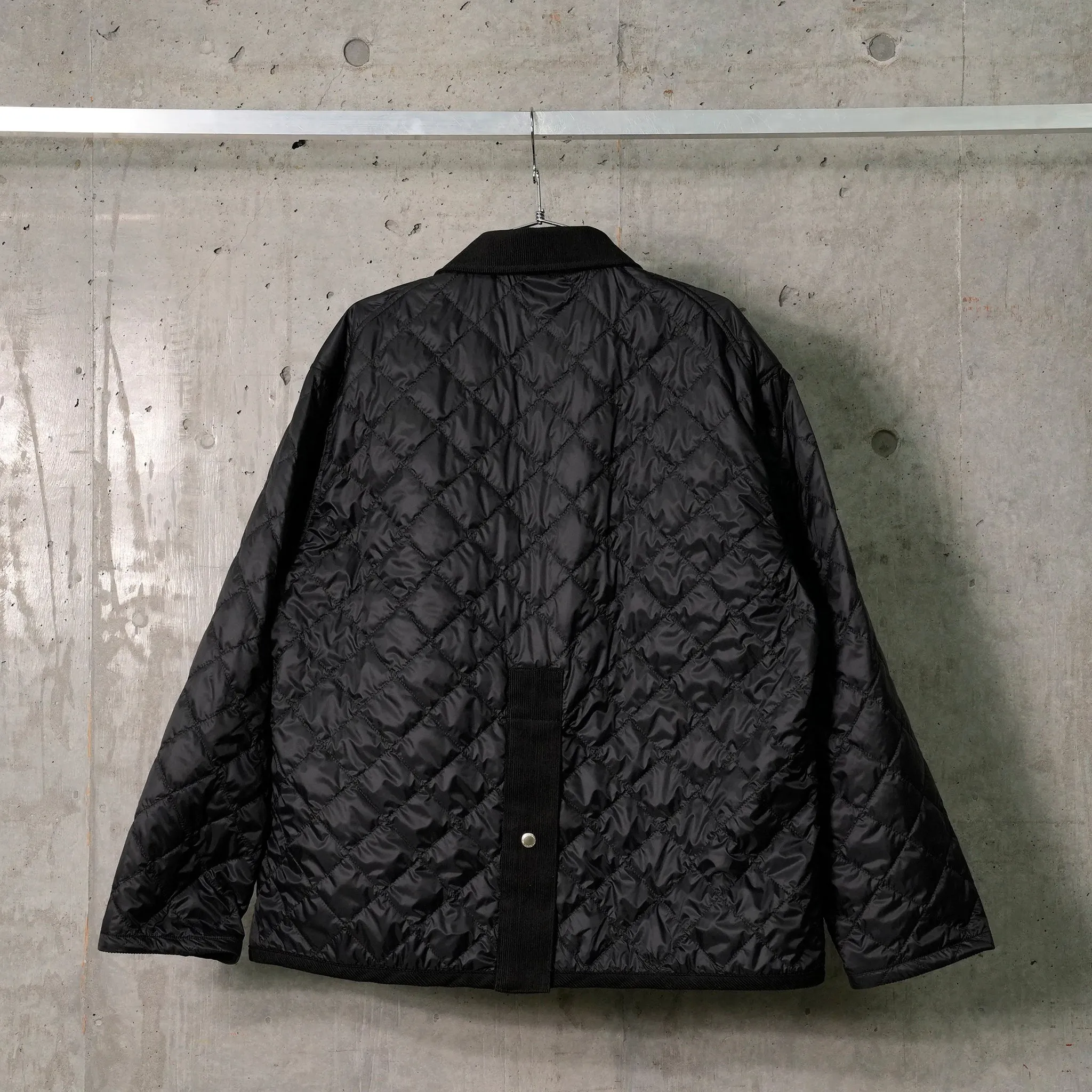 QUILTED JACKET. / 001:BLACK