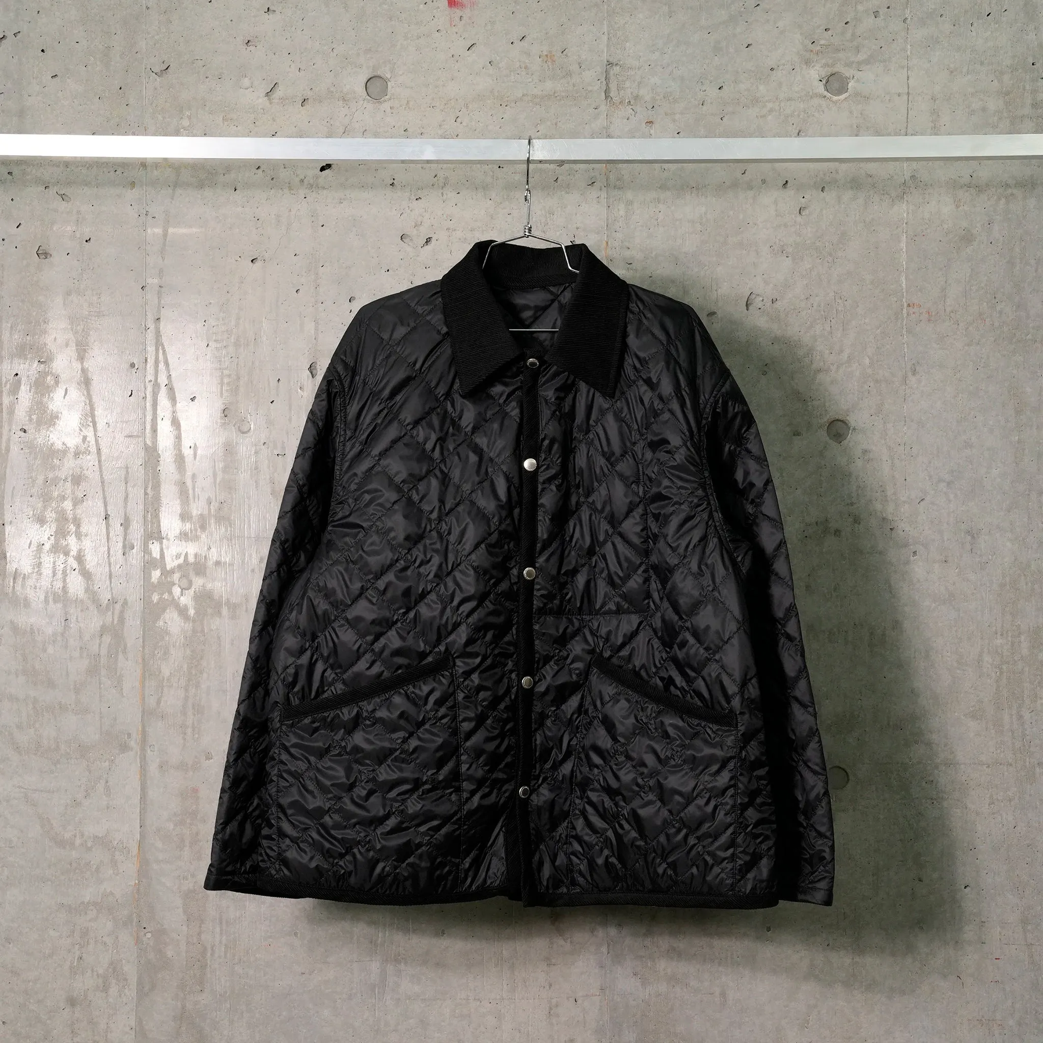 QUILTED JACKET. / 001:BLACK