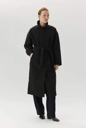 RACHEL G Poly Rayon AW24 BLACK