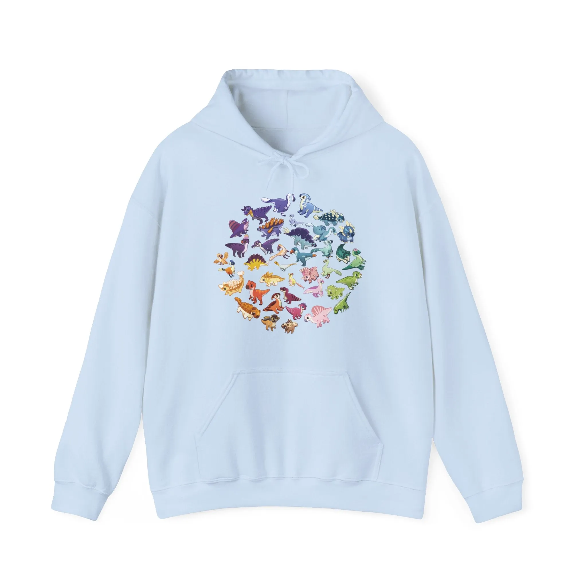 Rainbow of Dinos - Unisex Heavy Blend™ Hooded Sweatshirt