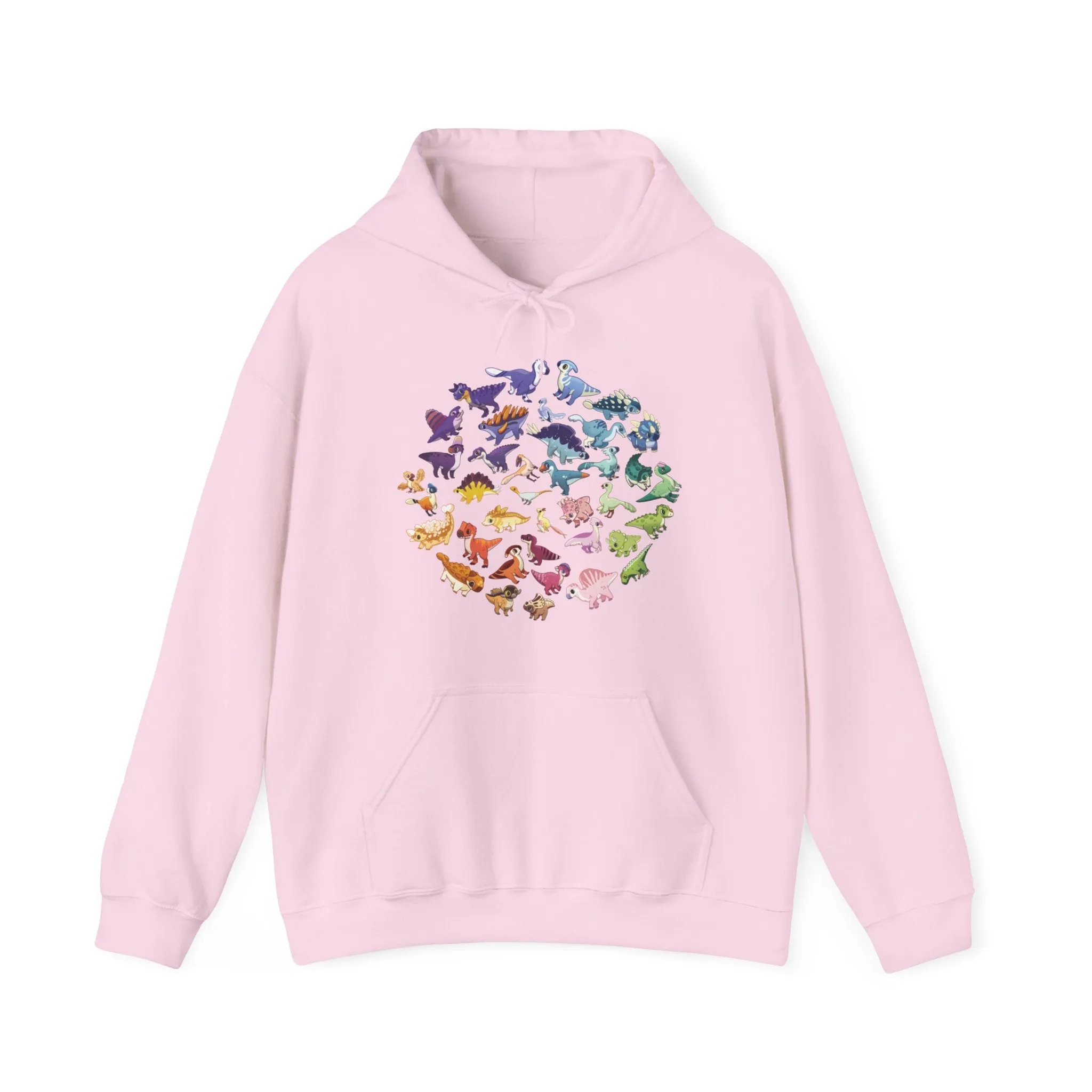 Rainbow of Dinos - Unisex Heavy Blend™ Hooded Sweatshirt