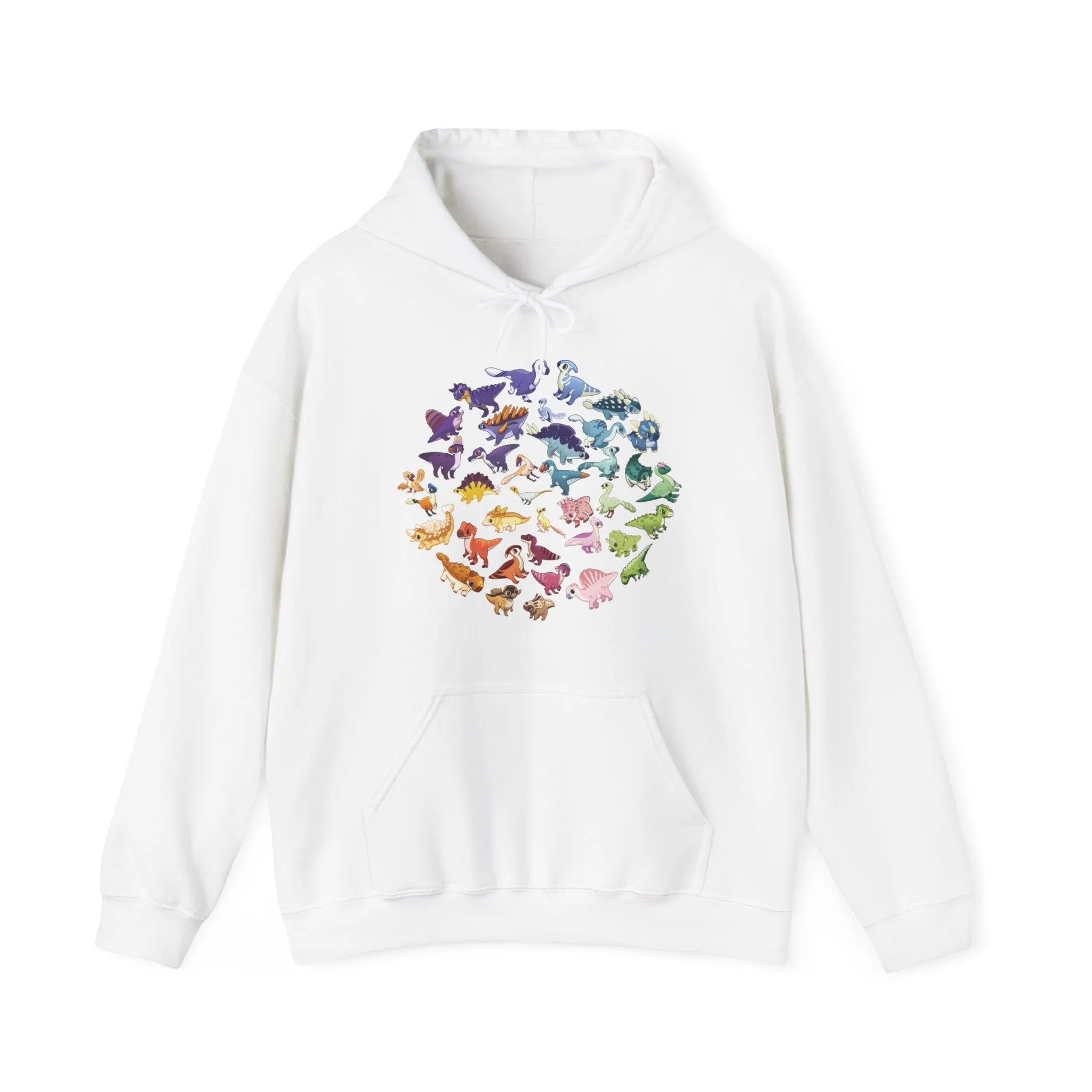 Rainbow of Dinos - Unisex Heavy Blend™ Hooded Sweatshirt