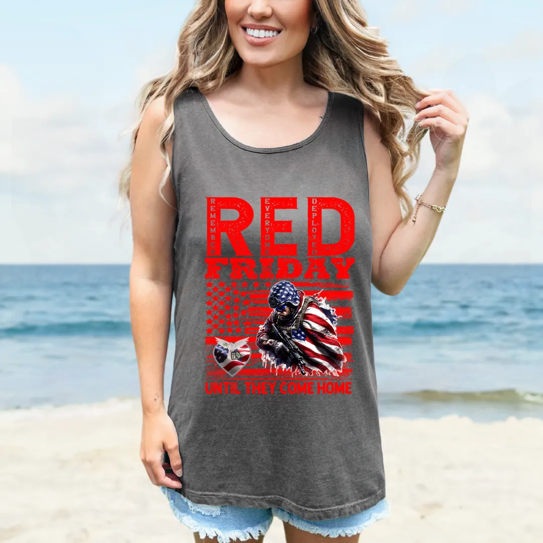Red Friday Hope For 22 A Day Tank Tops-Unisex