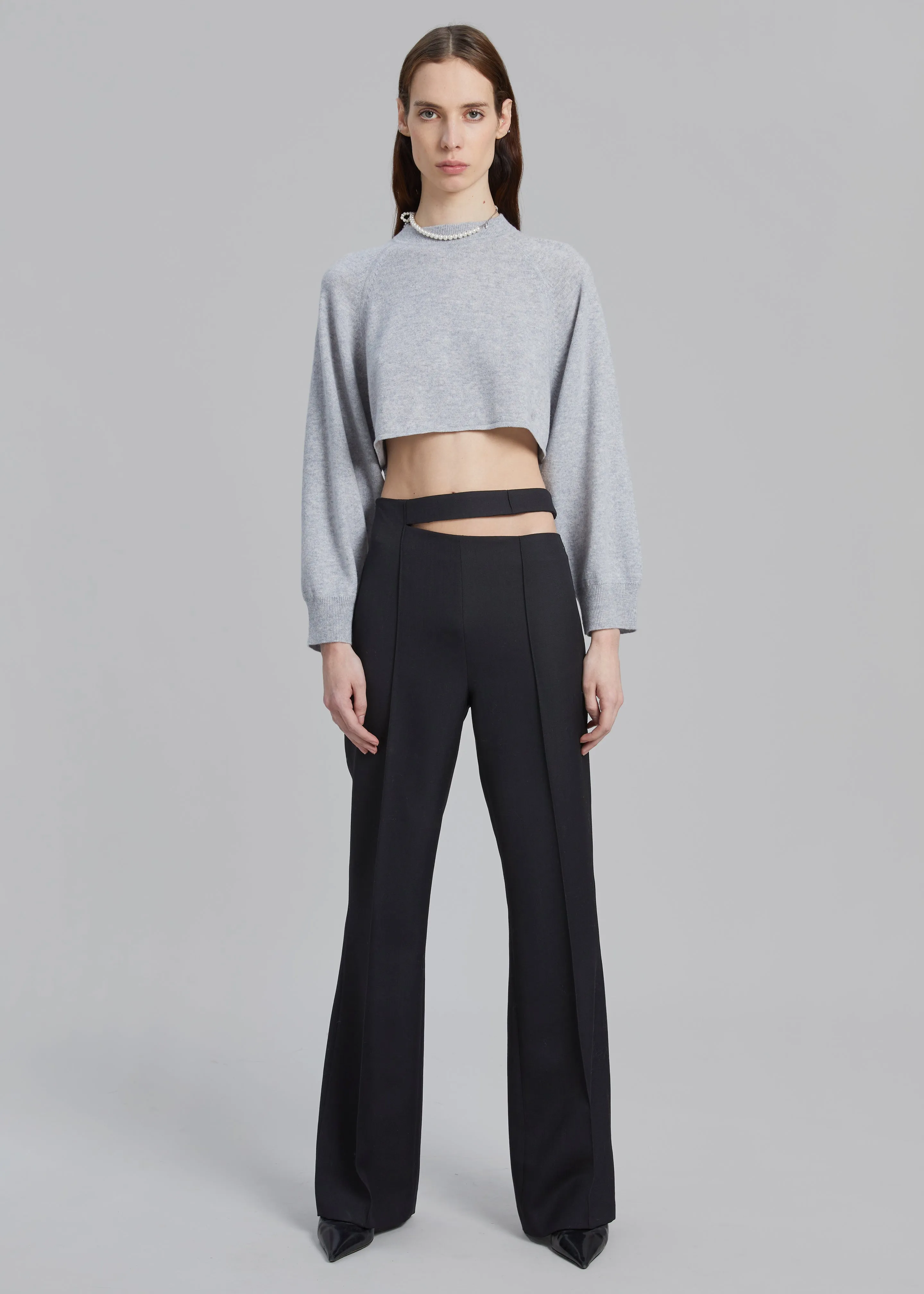 Róhe Cut Out Trousers - Noir