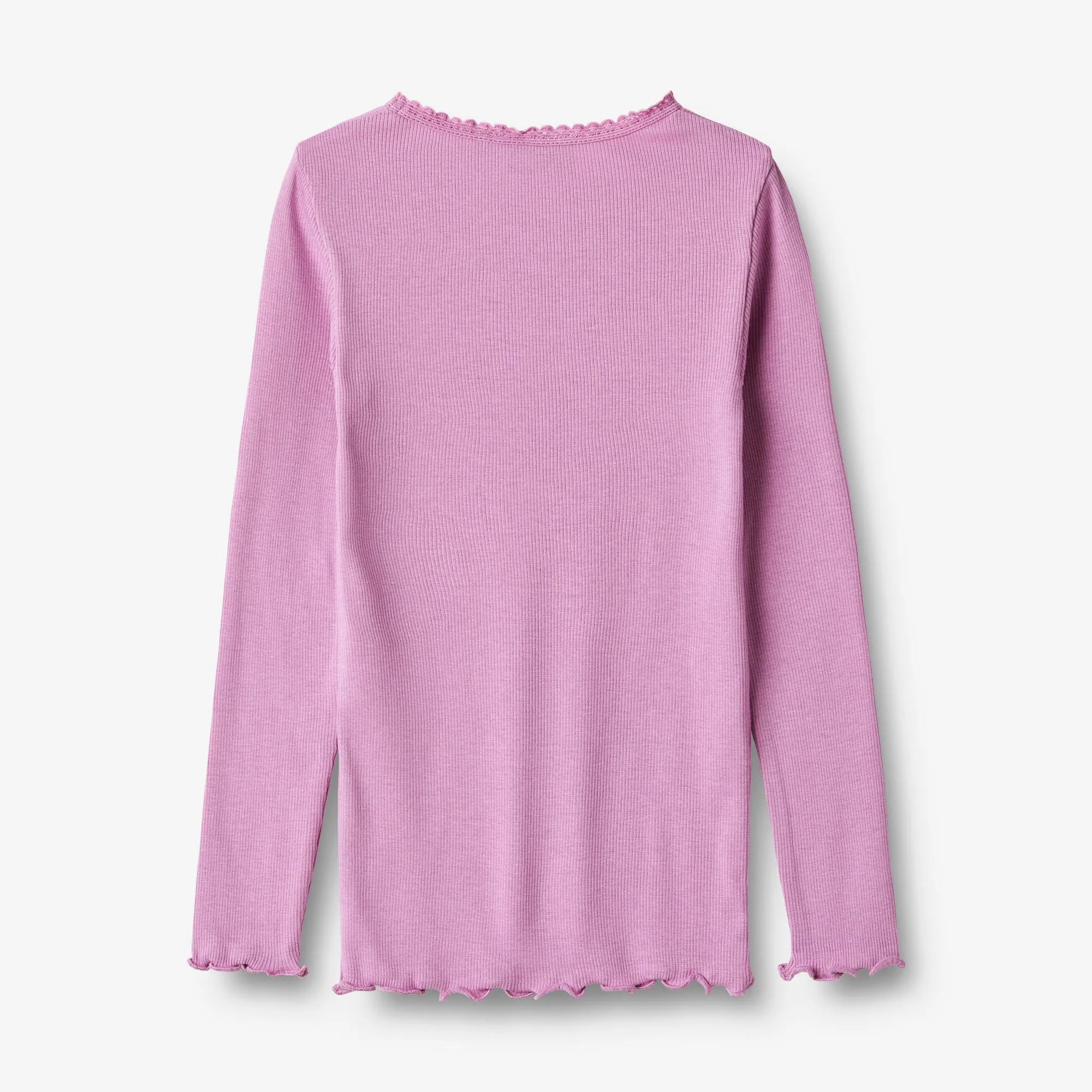 Rib T-Shirt L/S Reese - iris