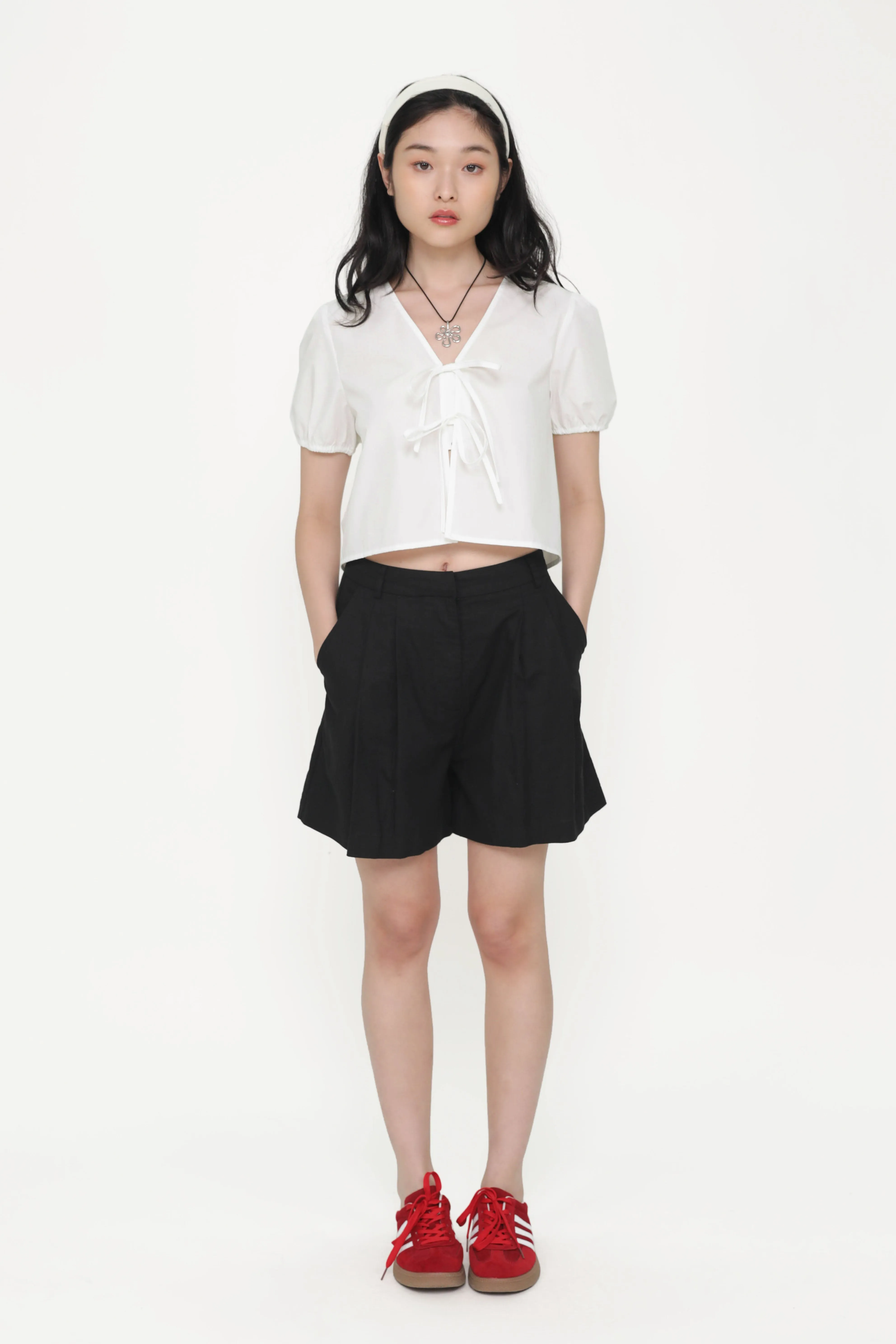 Rowley Longline Linen Shorts