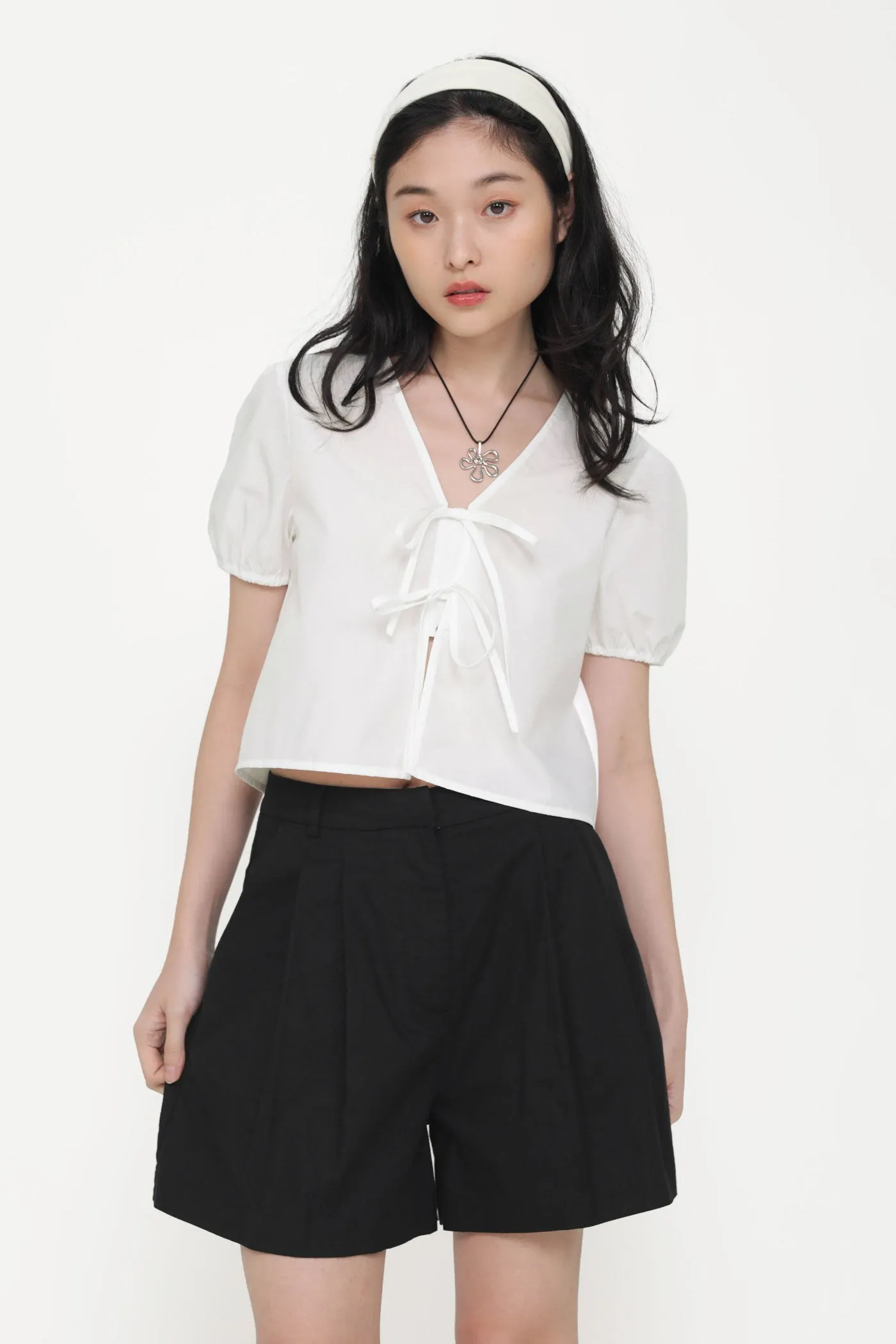 Rowley Longline Linen Shorts