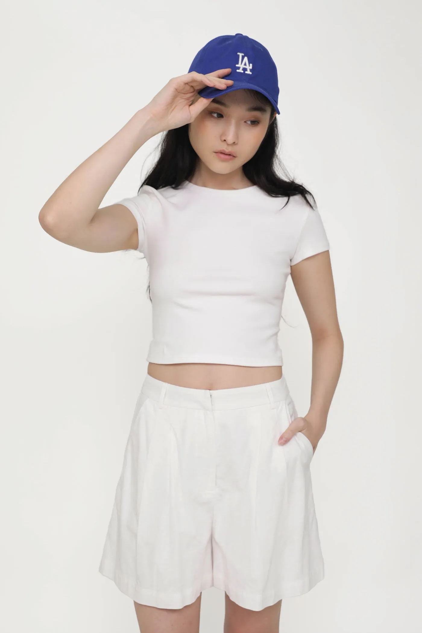Rowley Longline Linen Shorts