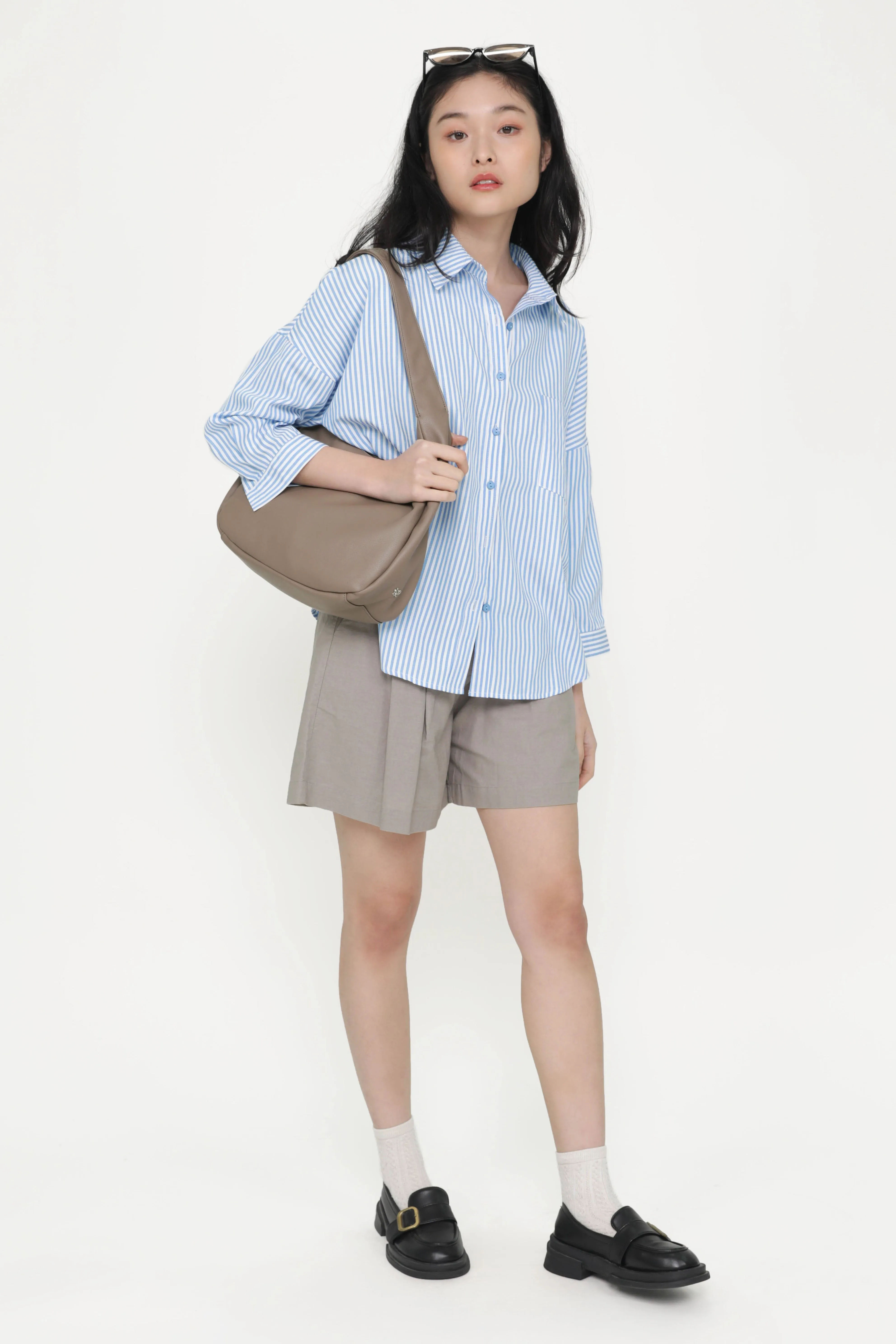 Rowley Longline Linen Shorts