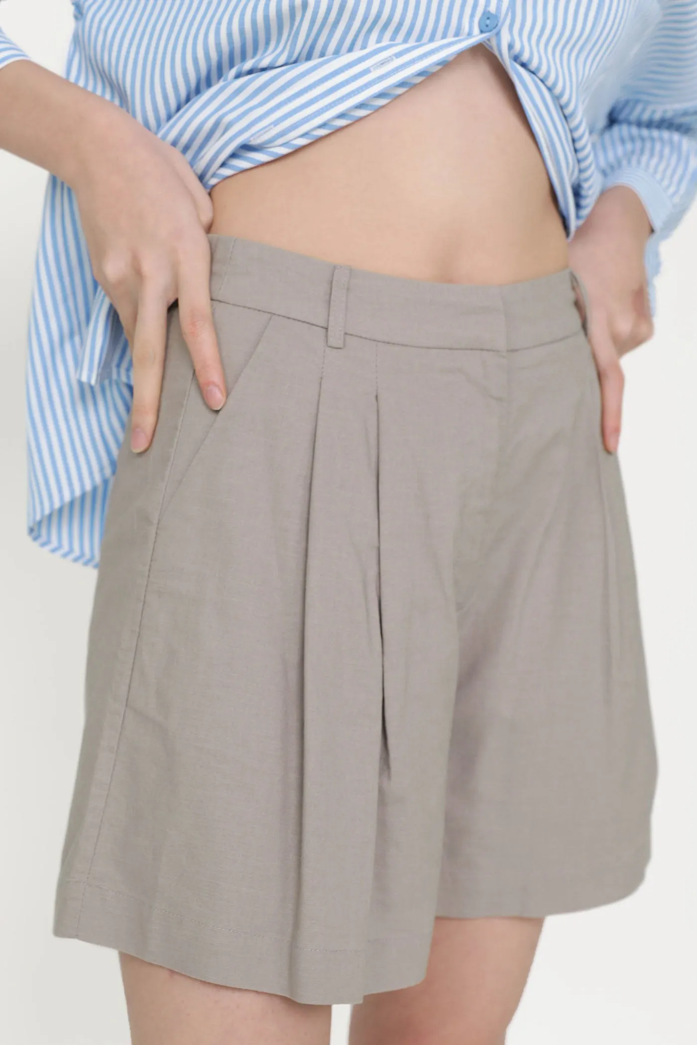 Rowley Longline Linen Shorts