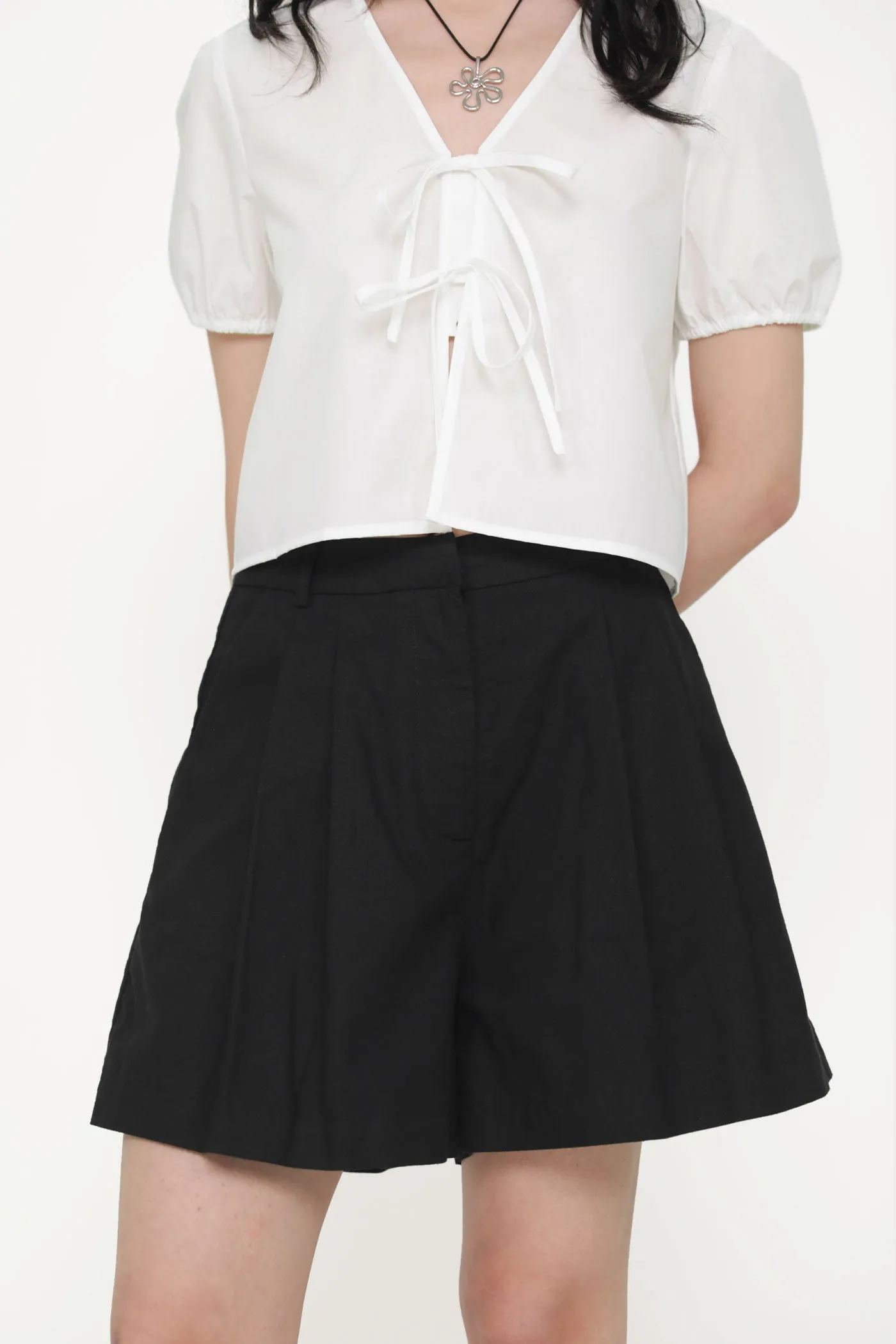 Rowley Longline Linen Shorts