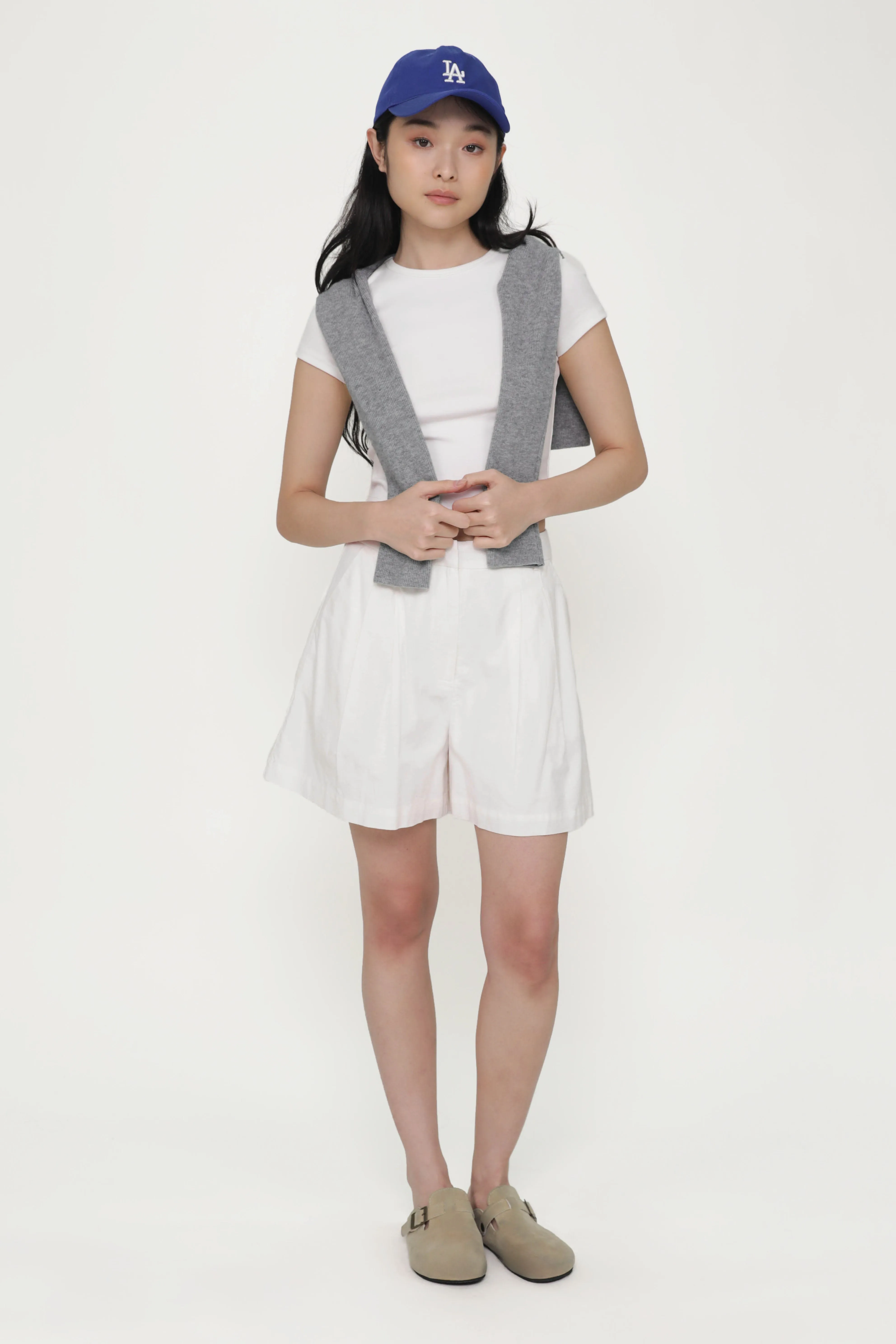 Rowley Longline Linen Shorts