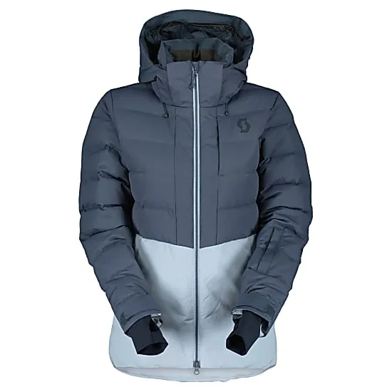 SCOTT WOMEN'S ULTIMATE WARM INS JACKET - METAL BLUE/GLACE BLUE
