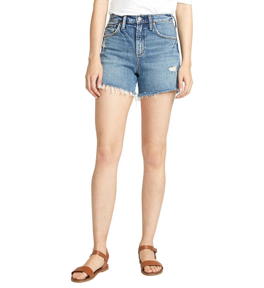 Silver Jeans CO. Women's Frisco High Rise Short