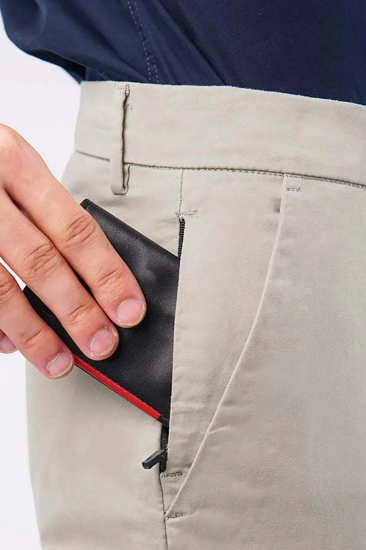 Slim Fit Chinos - Classic White