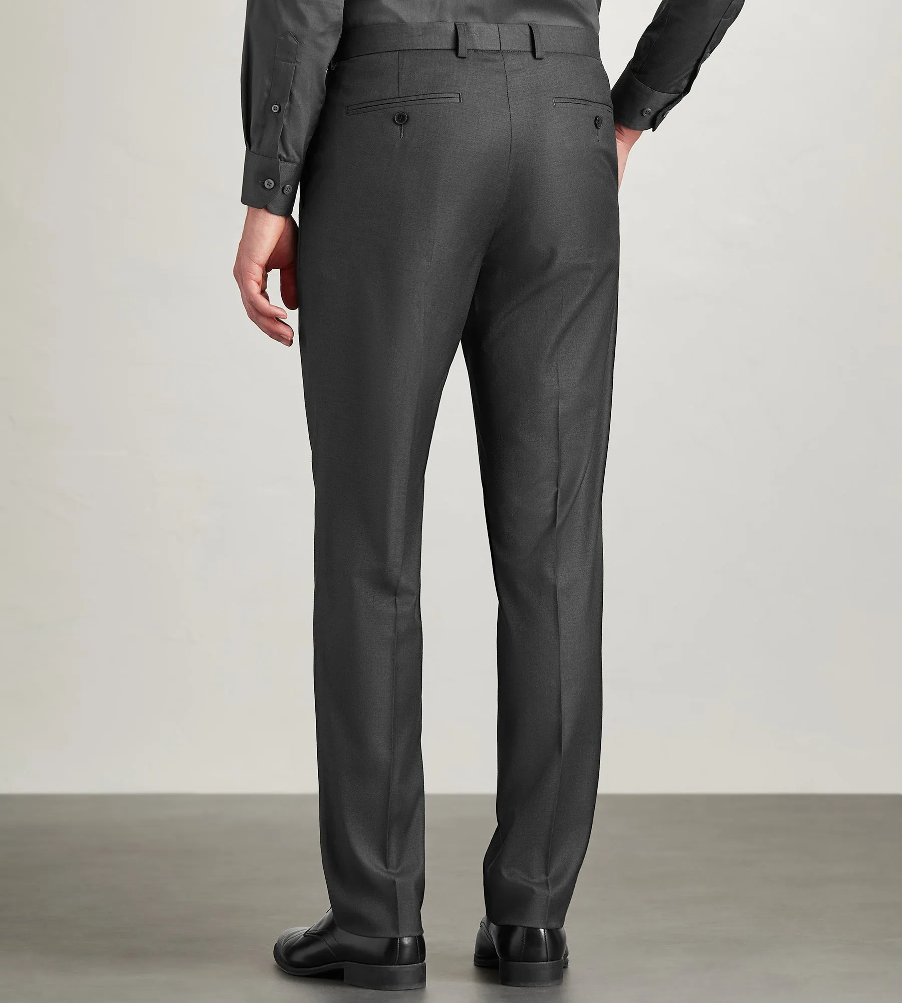 Slim Fit Solid Suit Pants