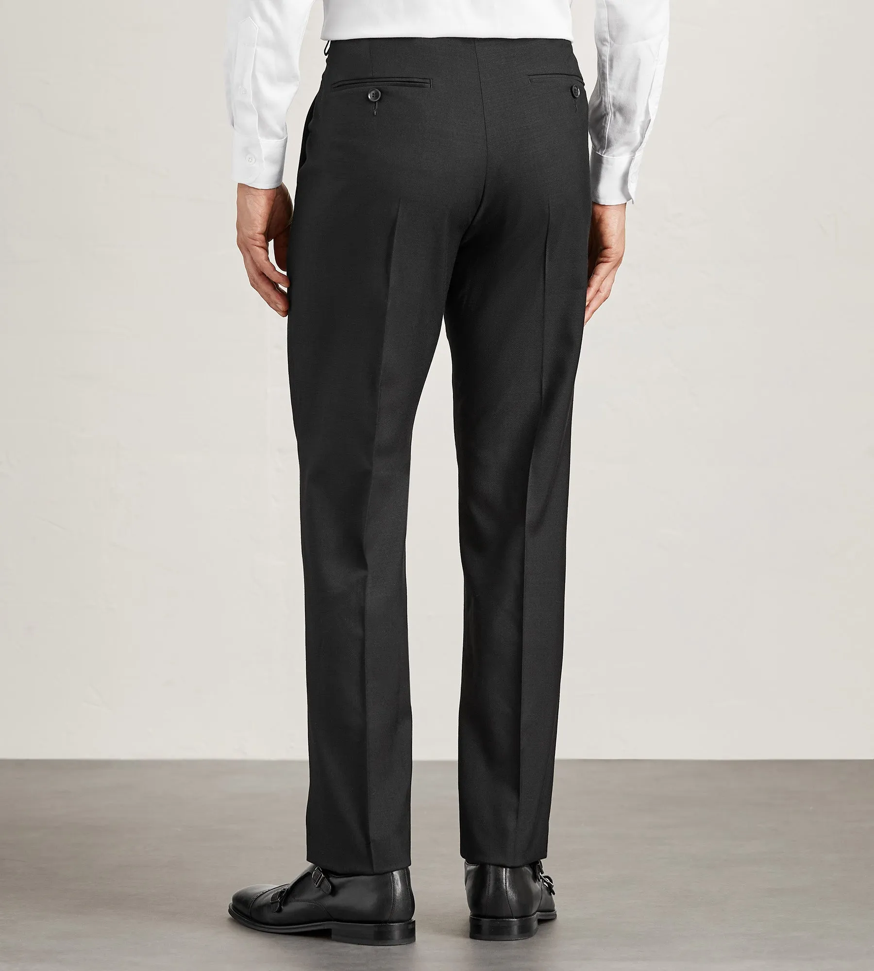 Slim Fit Solid Suit Pants