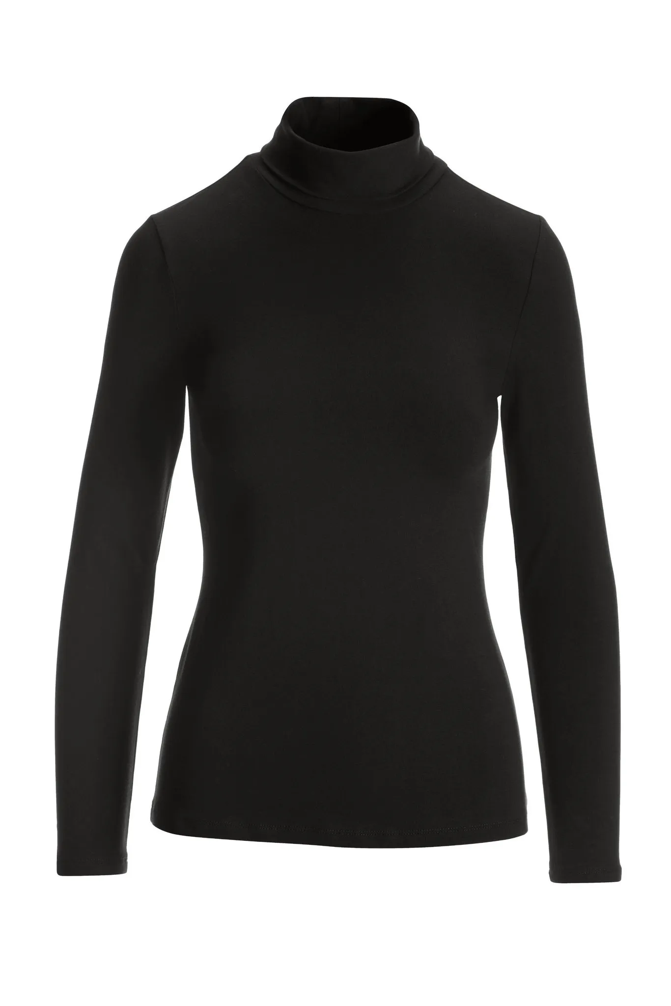 So Sexy Turtleneck Knit Top Black