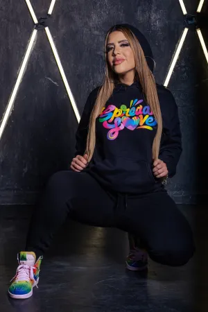 Spread Love X Jason Naylor Emotionlogo Hooded Sweatshirt in Black