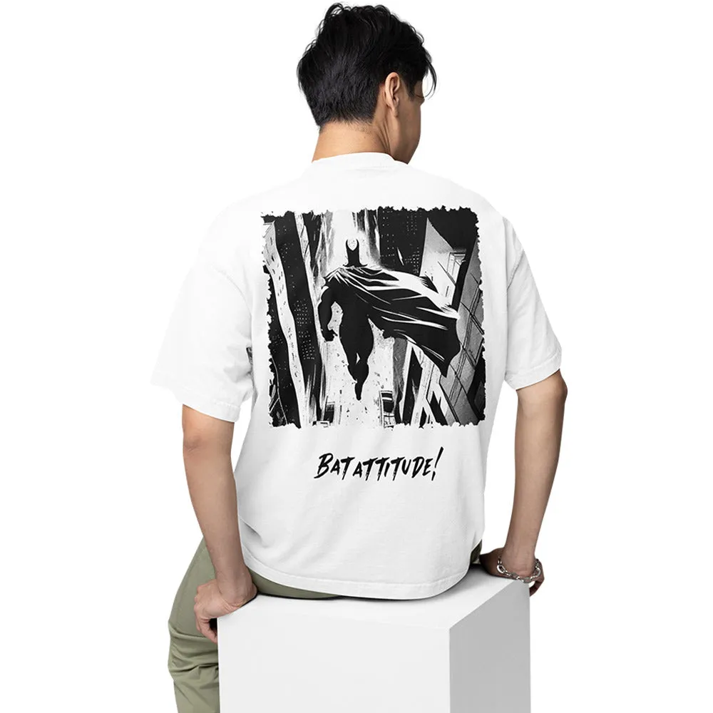Superheroes Oversized T shirt - Bat Attitude